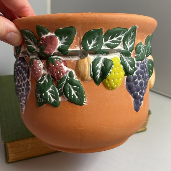 Norcal Pottery 5.5” Sandwashed Fruit Jardiniere Terracotta Flower Pot Planter - Picture 3 of 7